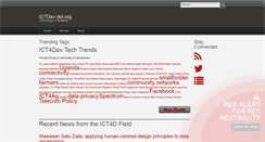 Desktop Screenshot of ictdev.org